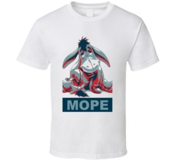 Eeyore Mope Funny Barrack Obama Parody T Shirt Eeyore Mope Funny Barrack Obama Parody T Shirt