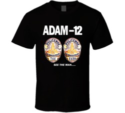 Adam 12 Tv Series 70S Retro T Shirt Adam 12 Tv Series 70S Retro T Shirt
