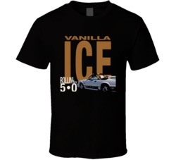 Vanilla Ice Mustang Rollin my 50 T Shirt Vanilla Ice Mustang Rollin my 50 T Shirt
