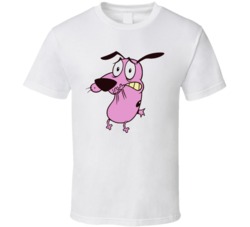 Courage The Cowardly Dog Cartoon T Shirt Courage The Cowardly Dog Cartoon T Shirt