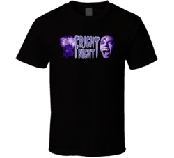 Fright Night Movie Retro Black T Shirt Fright Night Movie Retro Black T Shirt