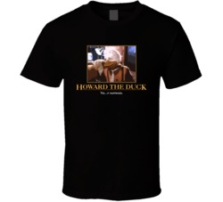 Howard The Duck Movie 80S Black T Shirt Howard The Duck Movie 80S Black T Shirt