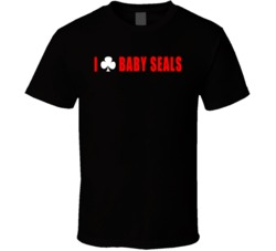 I Club Baby Seals Funny Seal T Shirt