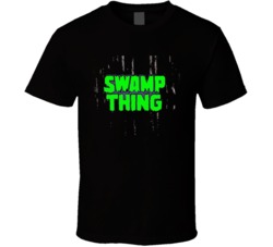 Swamp Thing Movie Title Black T Shirt Swamp Thing Movie Title Black T Shirt