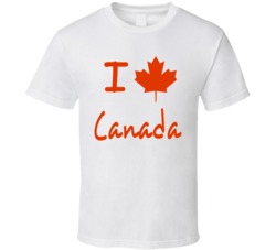 I Heart Canada T Shirt I Heart Canada T Shirt