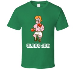 Glass Joe Mike Tyson's Punch Out NES Video Game 80s T Shirt Glass Joe Mike Tyson's Punch Out NES Video Game 80s T Shirt