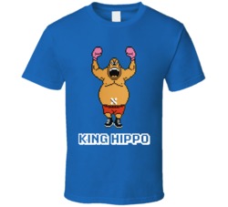 King Hippo Mike Tyson's Punch Out NES Video Game 80s T Shirt King Hippo Mike Tyson's Punch Out NES Video Game 80s T Shirt