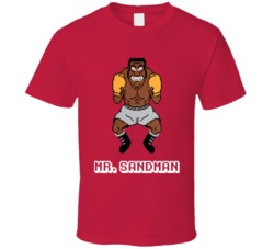 Mr Sandman Mike Tyson's Punch Out NES Video Game 80s T Shirt Mr Sandman Mike Tyson's Punch Out NES Video Game 80s T Shirt
