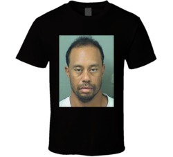 Tiger Woods Mugshot Golfer Golf Sports T Shirt Tiger Woods Mugshot Golfer Golf Sports T Shirt