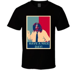 Mankind Mick Foley Have A Nice Day Wrestling Hope T Shirt Mankind Mick Foley Have A Nice Day Wrestling Hope T Shirt