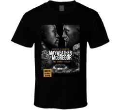 Connor McGregor Vs Mayweather Boxing Fight Match Event Poster T Shirt Connor McGregor Vs Mayweather Boxing Fight Match Event Poster T Shirt