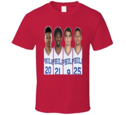 Philadelphia Basketball The Feds Fultz Embiid Dario Simmons Draft T Sh Philadelphia Basketball The Feds Fultz Embiid Dario Simmons Draft T Sh