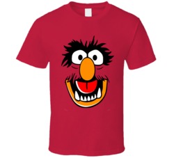 Animal Muppets Big Head Funny Face Costume T Shirt Animal Muppets Big Head Funny Face Costume T Shirt
