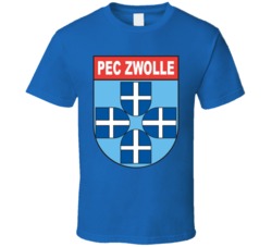 Pec Zwolle Football Club Soccer Team Eredivisie Dutch League T Shirt Pec Zwolle Football Club Soccer Team Eredivisie Dutch League T Shirt