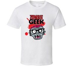 Zombie Geek Funny Cool Dork T Shirt