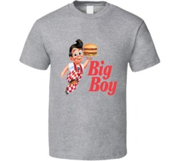 Big Boy Burgers Restaurant Chain Food T Shirt