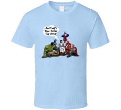 Jesus Superheroes That's How I Saved The World Funny Comic T Shir