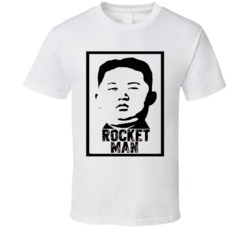 Kim Jong Un Rocketman North Korea Political War Nuke T Shirt