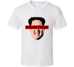 Kim Jong Un Rocketman North Korea Political Nuke War T Shirt