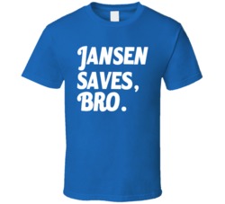 Kenley Jansen Saves Bro Los Angeles Baseball Closer Pitcher T Shirt