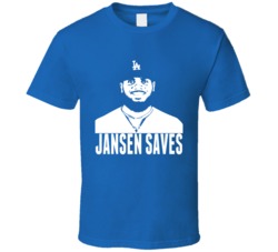 Kenley Jansen Saves Los Angeles Pitcher Closer Baseball T Shirt