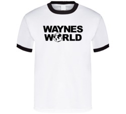 Wayne's World Movie Title T Shirt Wayne's World Movie Title T Shirt