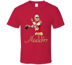 Jimmy Garoppolo San Francisco Football Quaterback Aladdin T Shirt