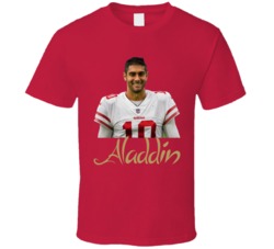 Jimmy Garoppolo Football Quarterback San Francisco Aladdin T Shirt