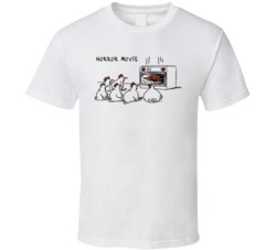 Funny Horror Movie Joke Chicken T Shirt