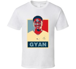 Asamoah Gyan Ghana World Cup T Shirt Asamoah Gyan Ghana World Cup T Shirt