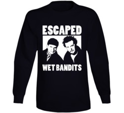 Escaped Wet Bandits Home Alone Movie Holidays Long Sleeve T Shirt