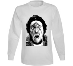 Home Alone Marv Burglar Iron On Face Movie Long Sleeve T Shirt