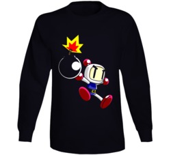 Bomberman Video Game Nes Nintendo Long Sleeve T Shirt