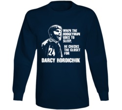 Darcy Hordichuk Vancouver Hockey Fighter Boogeyman Long Sleeve T Shirt Darcy Hordichuk Vancouver Hockey Fighter Boogeyman Long Sleeve T Shirt