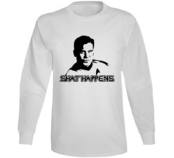 Shat Happens Funny Star Trek Long Sleeve T Shirt Shat Happens Funny Star Trek Long Sleeve T Shirt