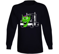 Maximum Overdrive Truck Movie Black Long Sleeve T Shirt