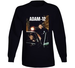 Adam 12 Tv Series 70s Retro Long Sleeve T Shirt Adam 12 Tv Series 70s Retro Long Sleeve T Shirt