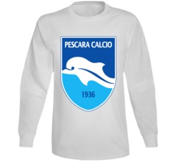 Pescara Soccer Football Serie A Calcio Italian Italy Long Sleeve T Shi