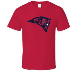 Bet Against Us New England Football Tom Brady Julian Edelman T Shirt