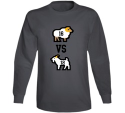 Ram Vs Goat Jared Goff Tom Brady New England Los Angeles Football Cool
