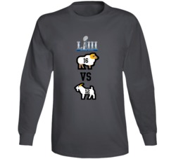 Ram Vs Goat Jared Goff Tom Brady New England Los Angeles Football Funn