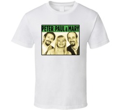Peter Paul And Mary 60's Singers T Shirts Peter Paul And Mary 60's Singers T Shirts