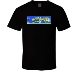 Super Mario Brothers 3 World 4 Nes Video Game T Shirt