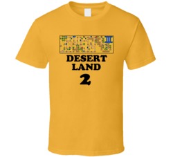 Super Mario Brothers 3 Desert Land 2 Nes Video Game T Shirt