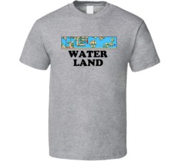 Super Mario Brothers 3 Water Land Nes Video Game T Shirt