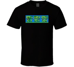 Super Mario Brothers 3 World 7 Nes Video Game T Shirt