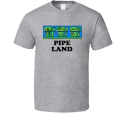 Super Mario Brothers 3 Pipe Land Nes Video Game T Shirt
