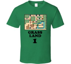 Super Mario Brothers 3 Grass Land 1 Nes Video Game T Shirt