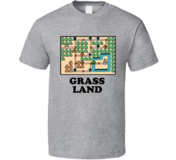Super Mario Brothers 3 Grass Land Nes Video Game T Shirt