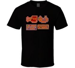 Super Mario Brothers 3 World 8  Nes Video Game T Shirt